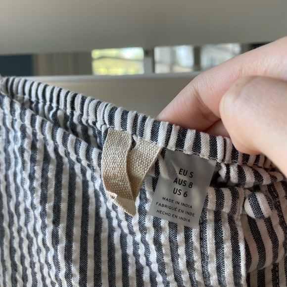 Roxy blue and white striped tank top - Picture 4 of 6